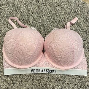 Victoria’s Secret Perfect Shape pink bra 36DD